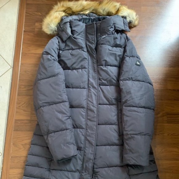 Spire by Galaxy Long Heavy weight Parka Coat - Picture 5 of 6